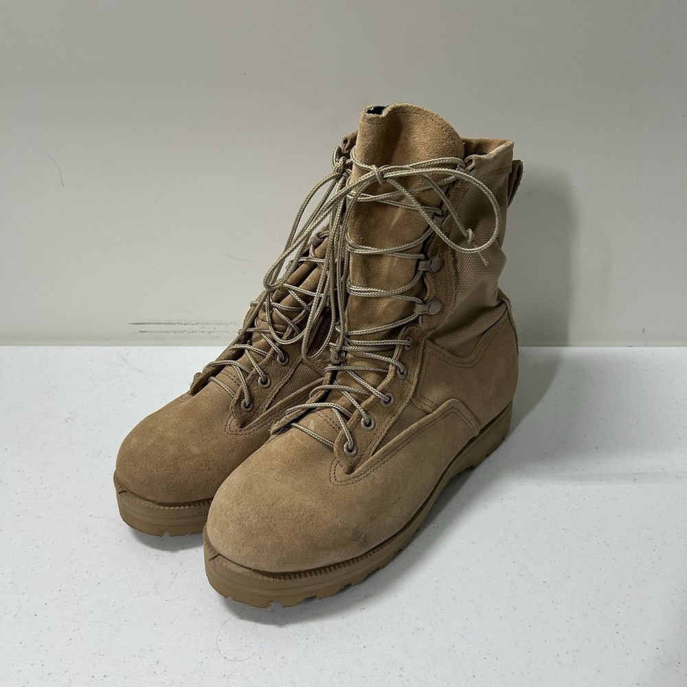 Belleville Military Combat Boots Mens 7 W Gore-Tex Vibram 09-D-0018 Coyote